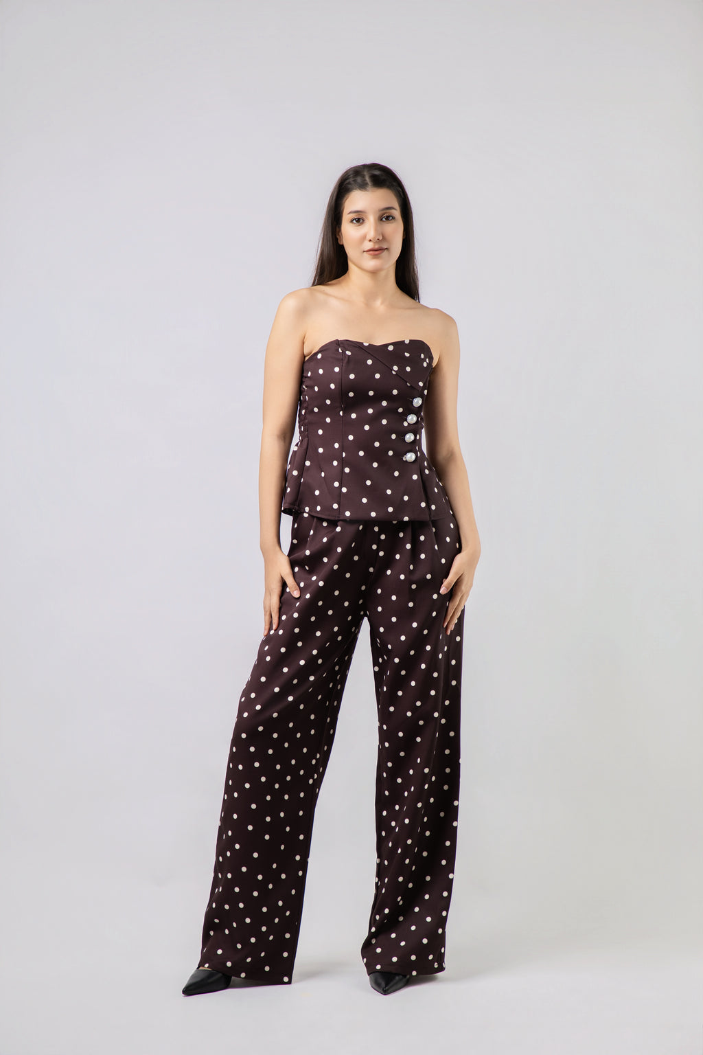 Ensemble 2 Pièces à Pois