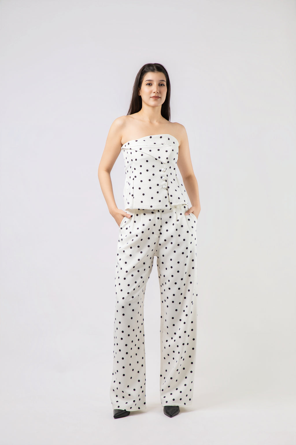 Ensemble 2 Pièces à Pois