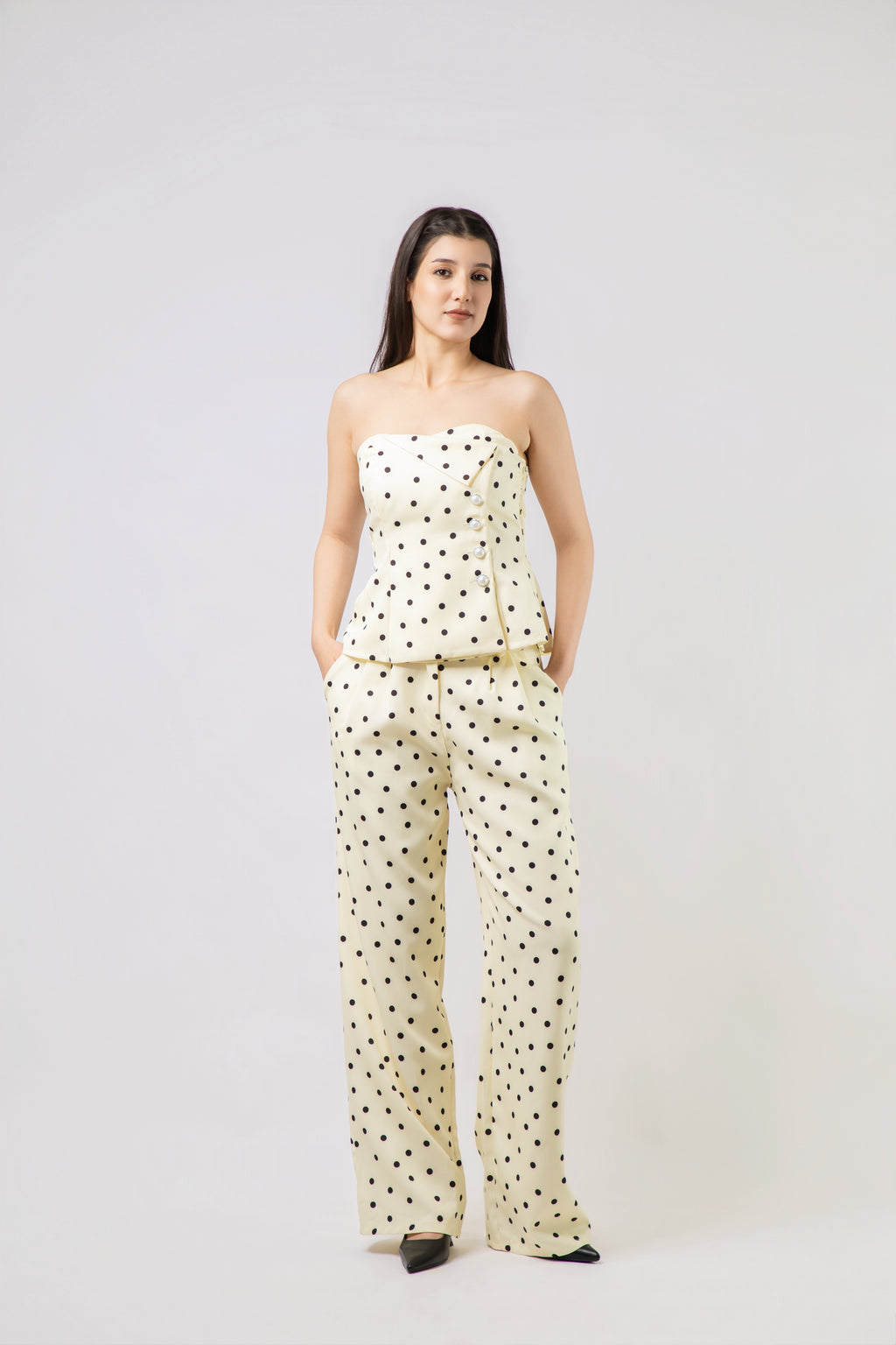 Ensemble 2 Pièces à Pois