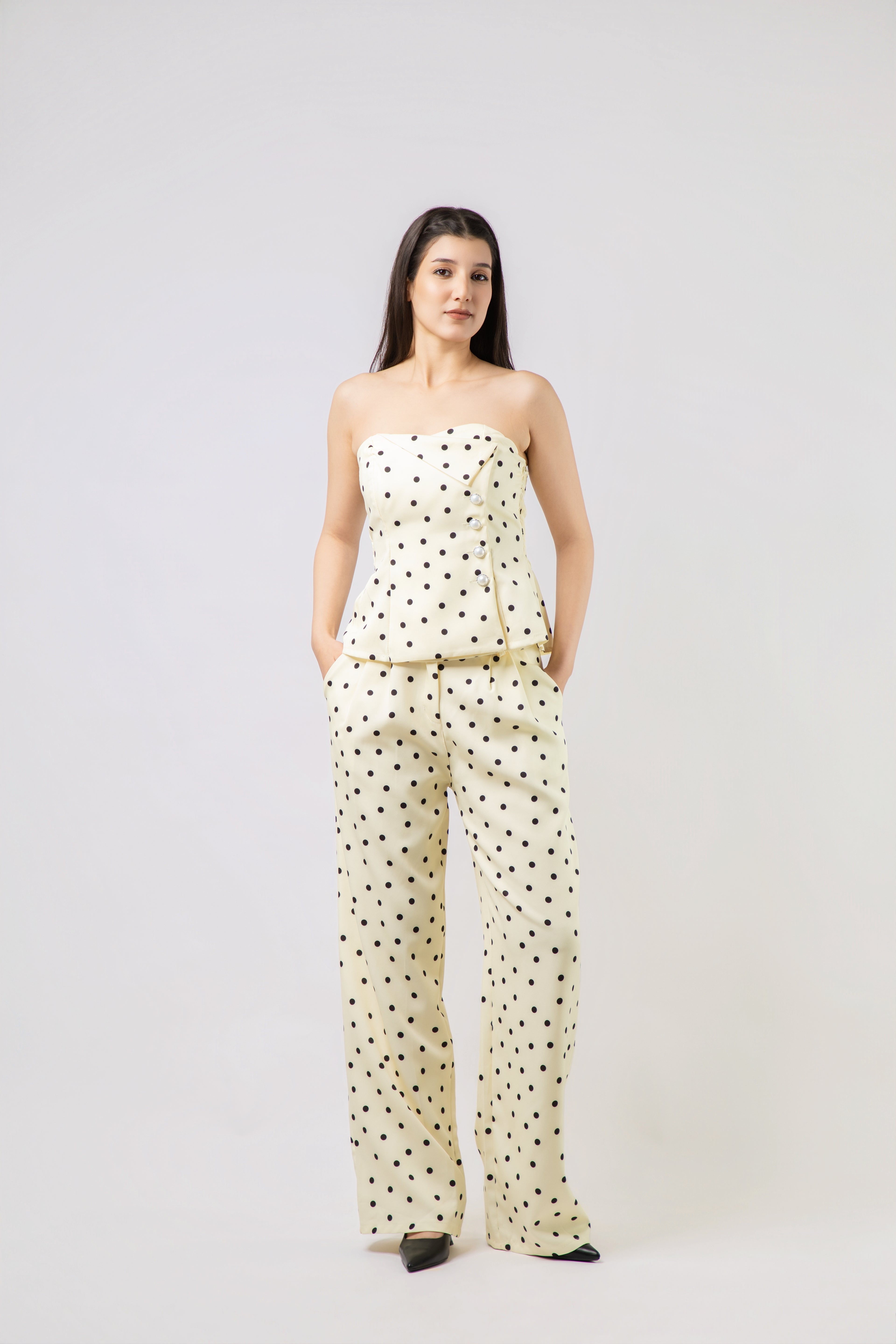 Ensemble 2 Pièces à Pois