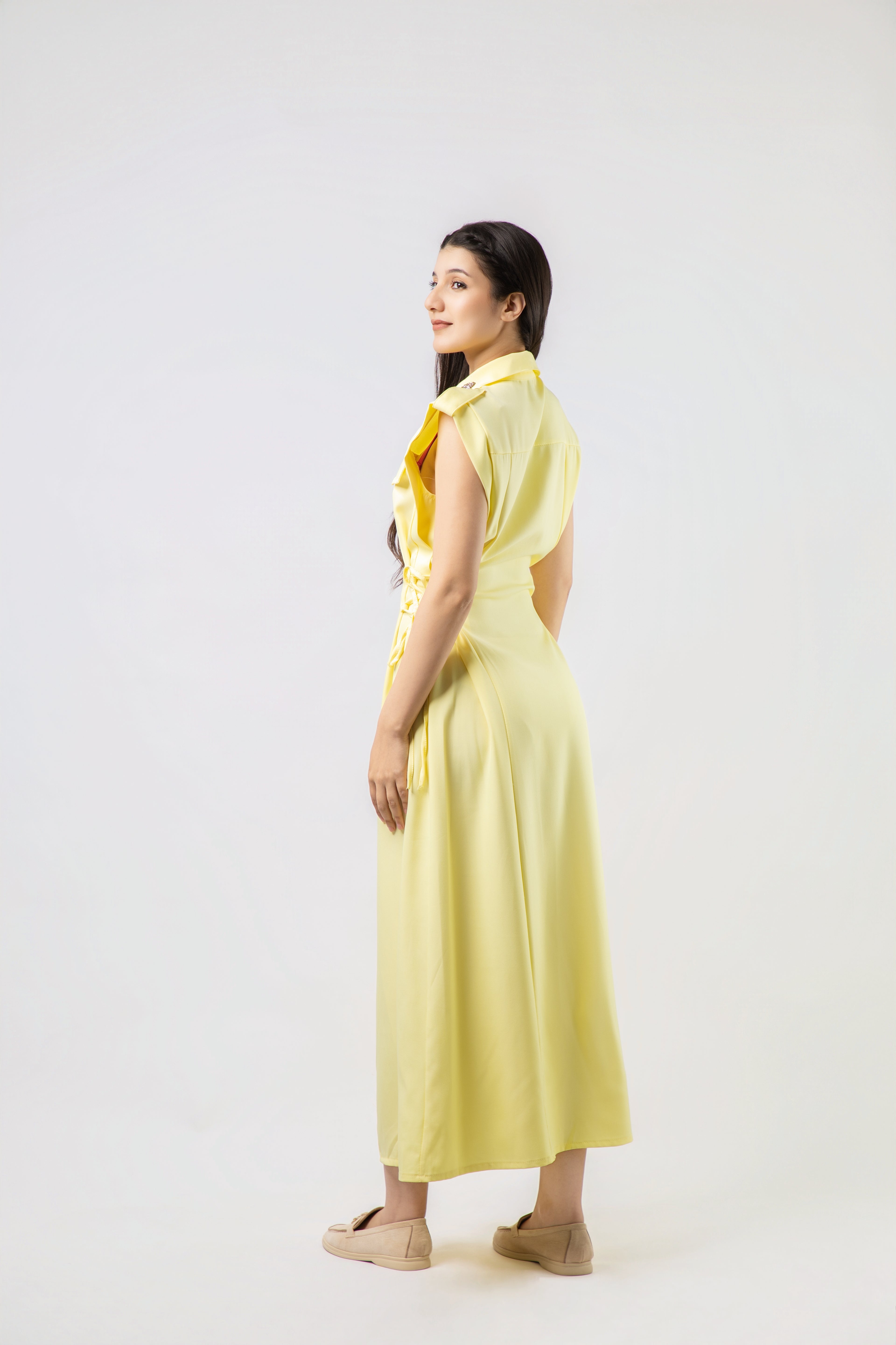 Robe Longue de Style Saharienne