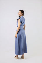 Robe Longue de Style Saharienne