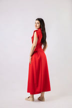 Robe Longue de Style Saharienne