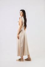 Robe Longue de Style Saharienne