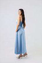 Robe Longue Bustier Évasée