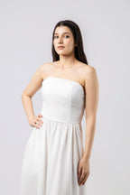 Robe Longue Bustier Évasée