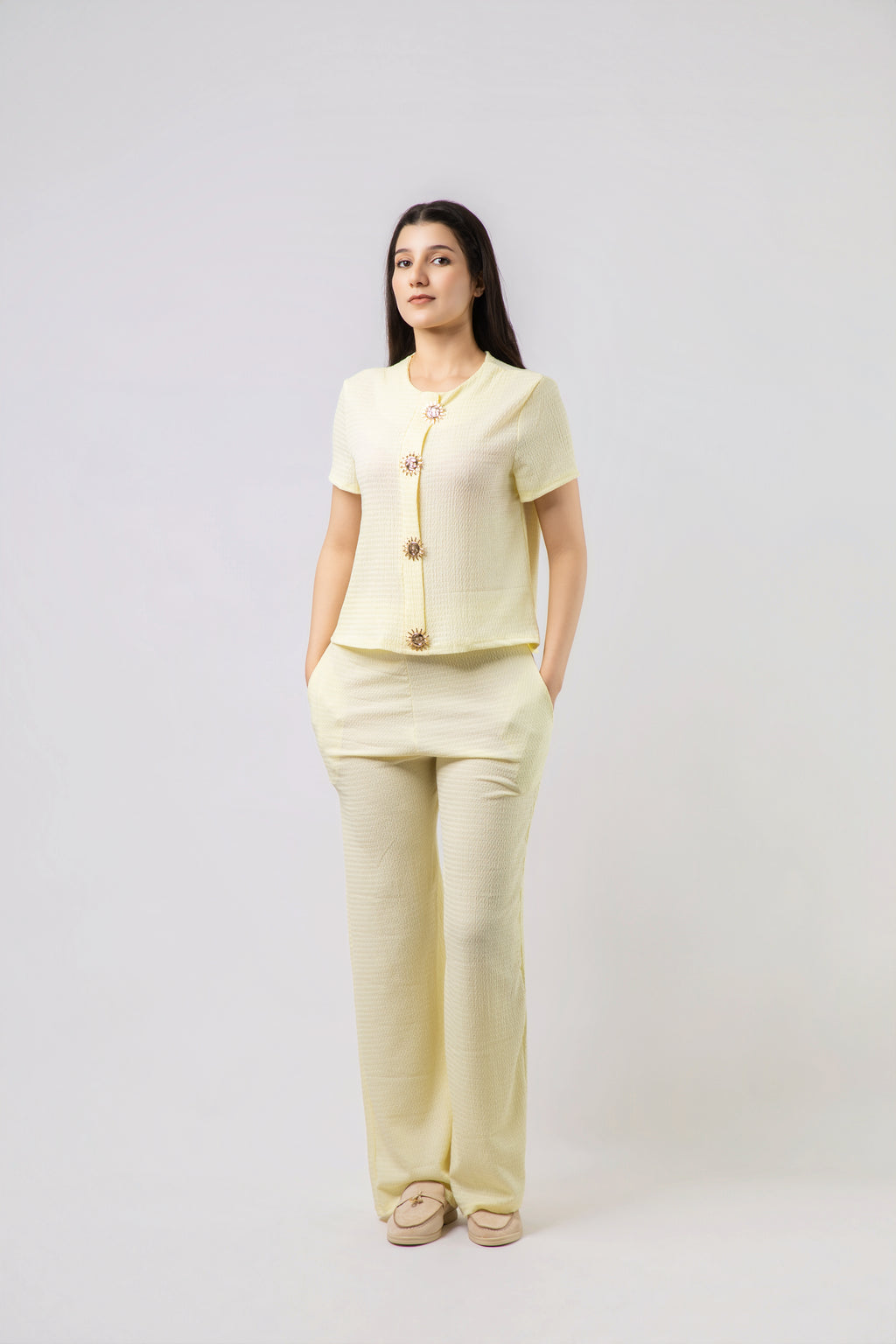 Ensemble Tailleur en Tweed (2 Pièces)