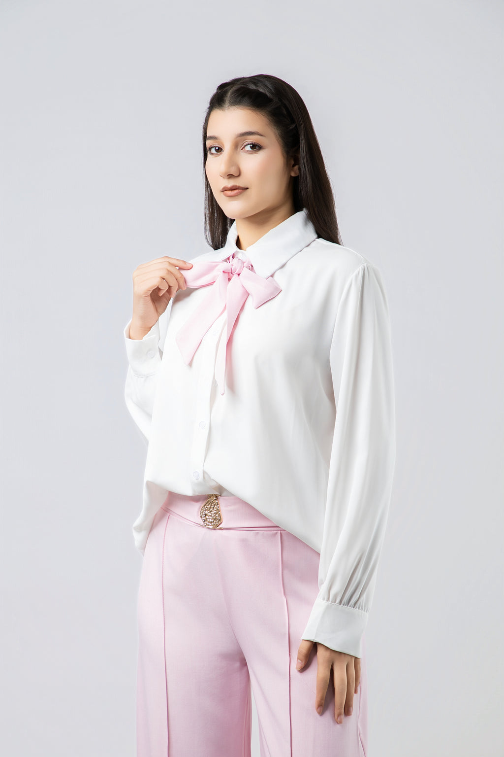 Ensemble Pantalon et Chemisier Élégant