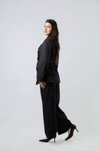 Ensemble Tailleur Pantalon à Volants