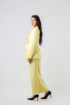 Ensemble Tailleur Pantalon à Volants