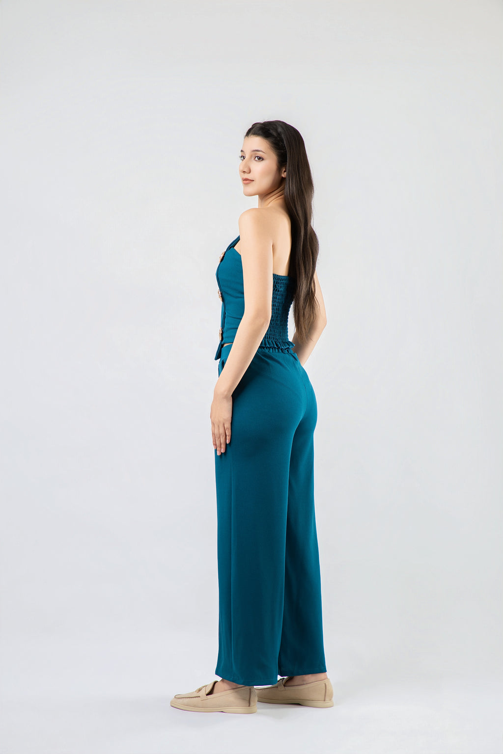 Ensemble Bustier et Pantalon Large