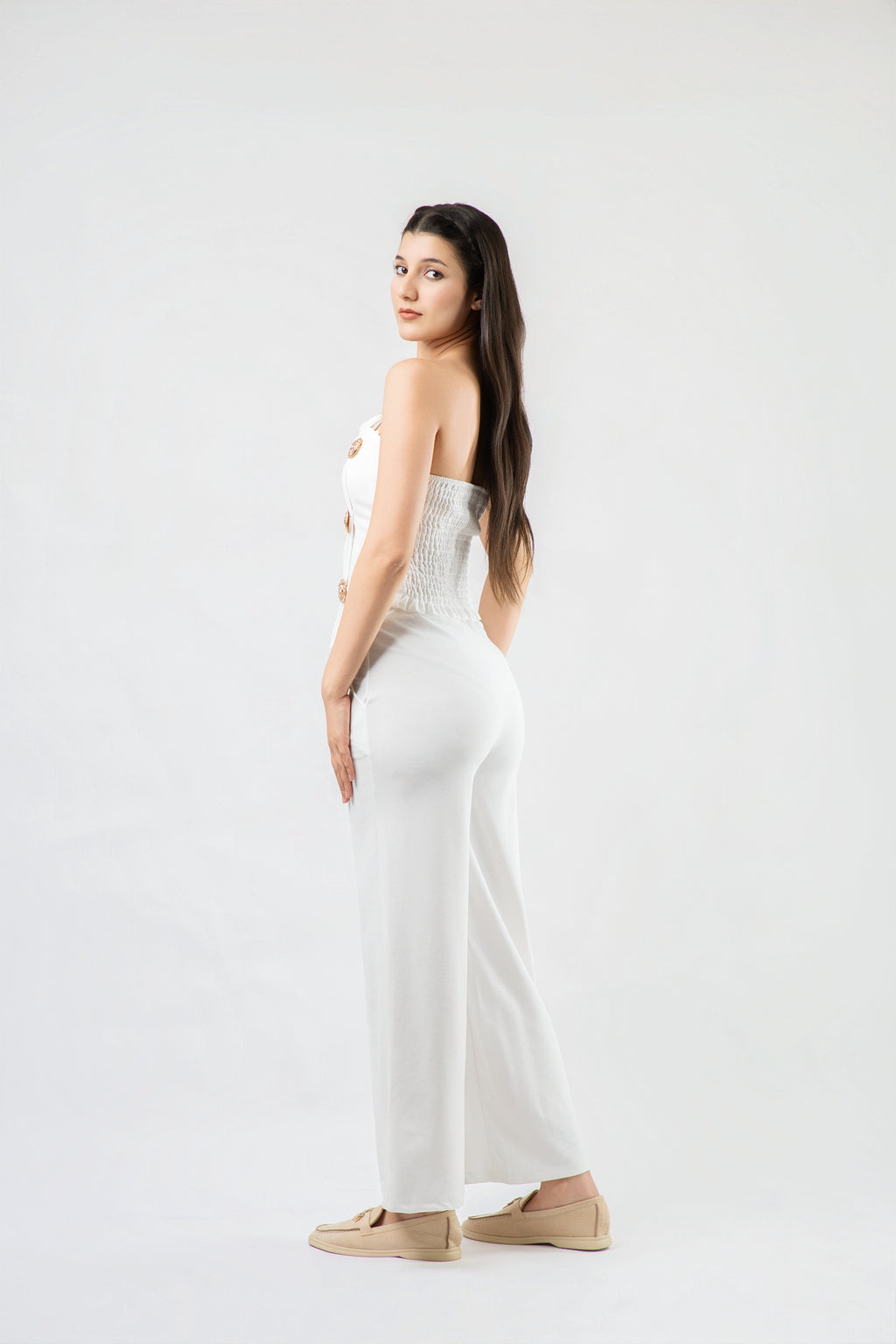 Ensemble Bustier et Pantalon Large
