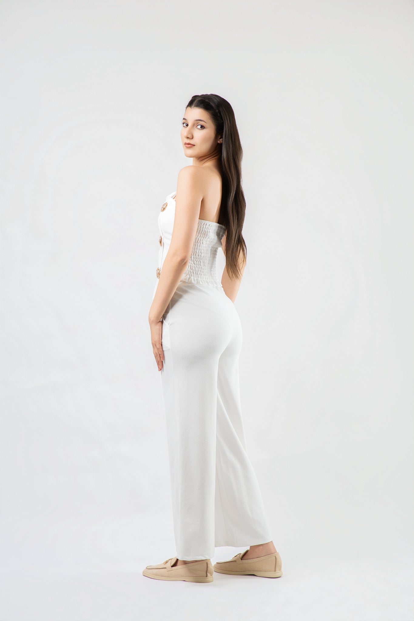 Ensemble Bustier et Pantalon Large