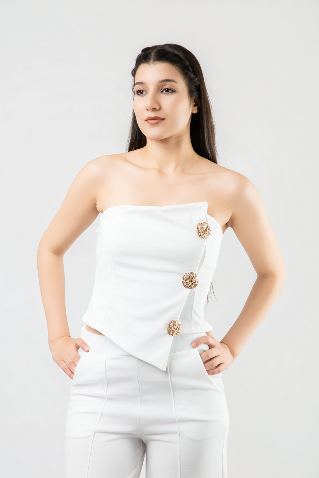 Ensemble Bustier et Pantalon Large