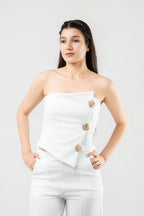 Ensemble Bustier et Pantalon Large