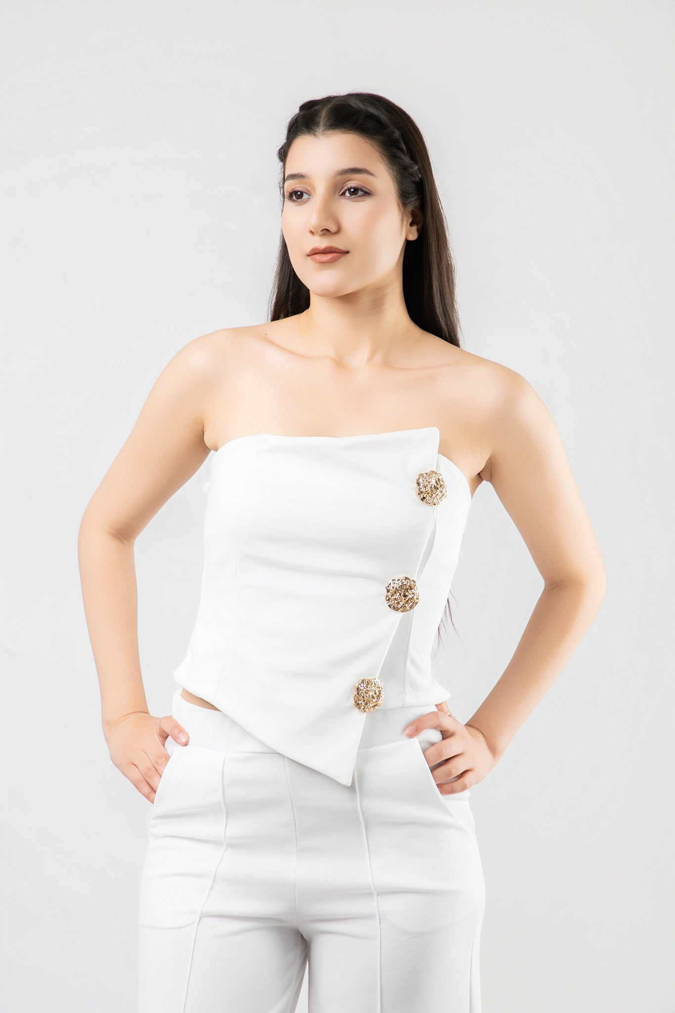 Ensemble Bustier et Pantalon Large