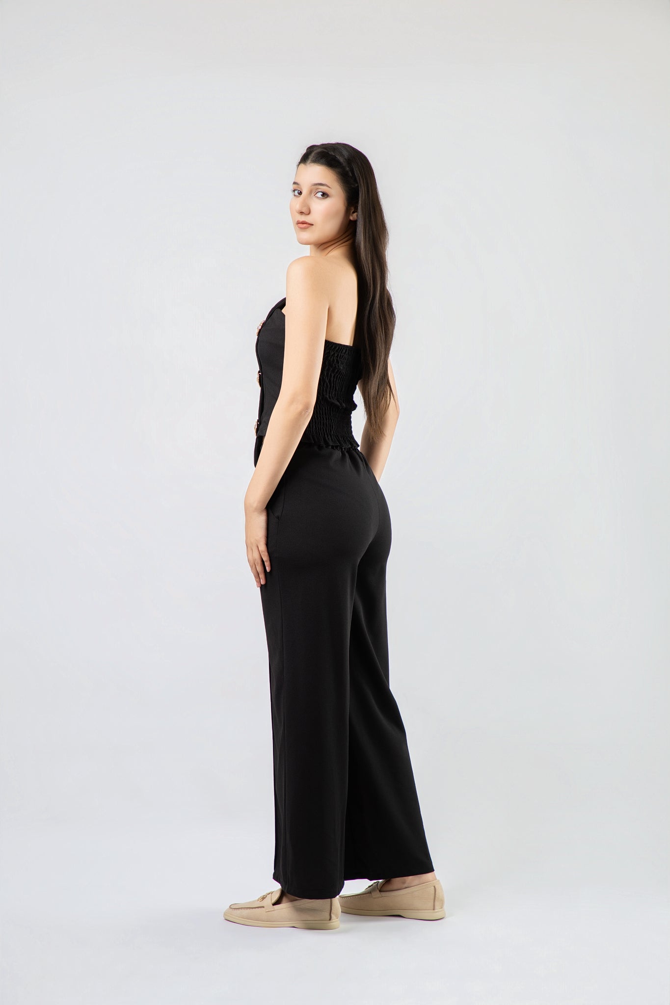 Ensemble Bustier et Pantalon Large