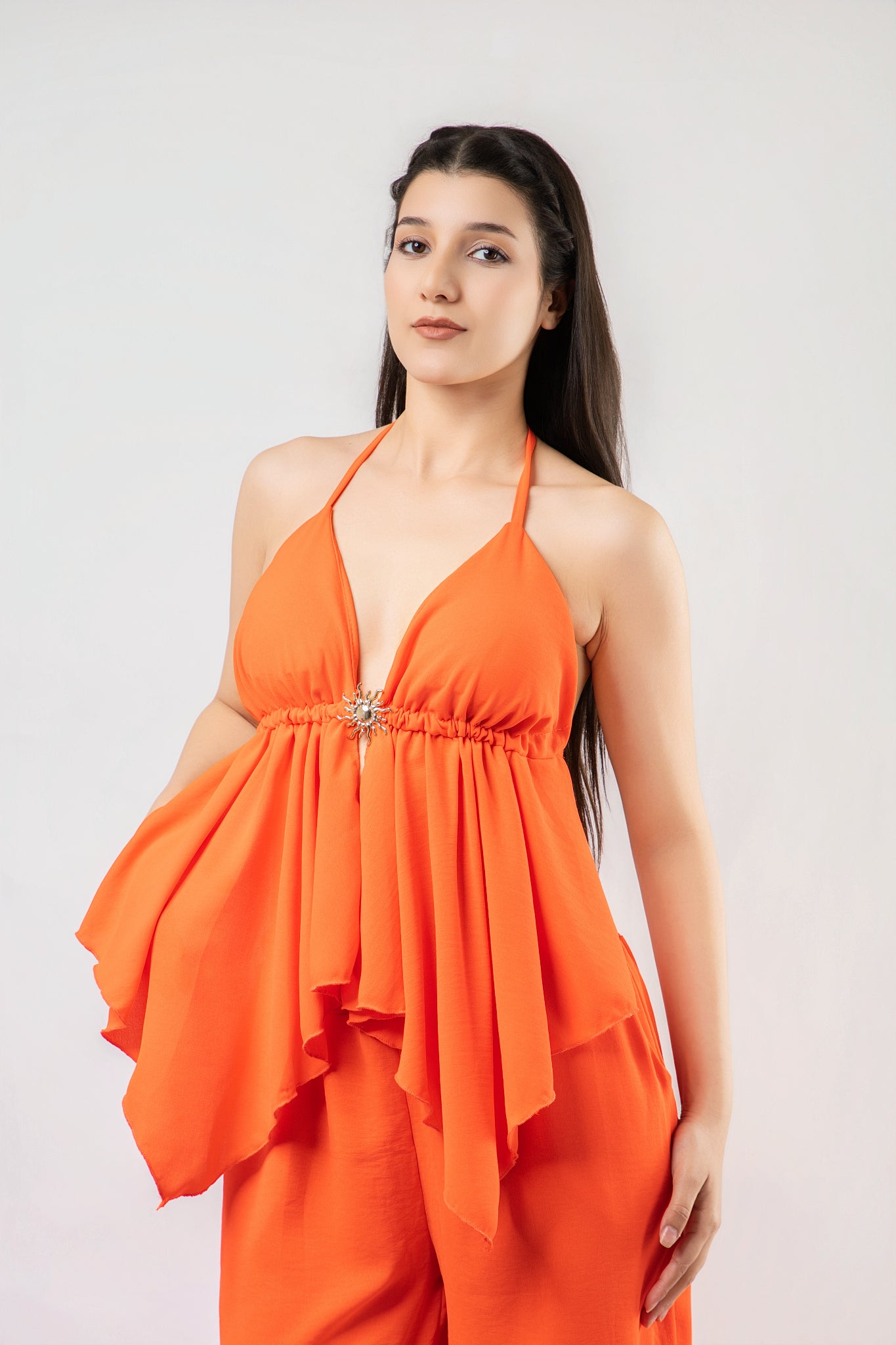 Ensemble Plissé Évasé