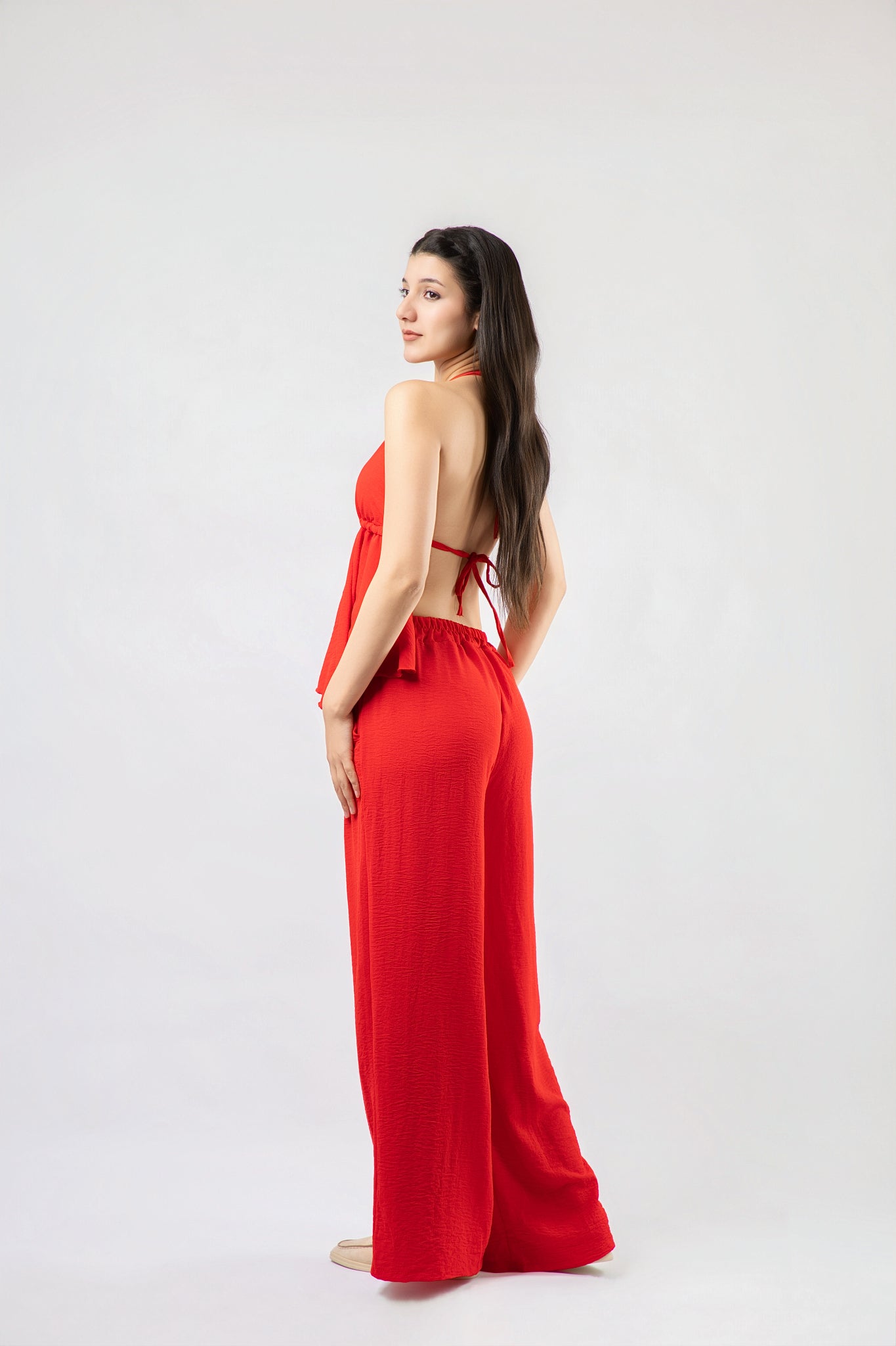 Ensemble Plissé Évasé