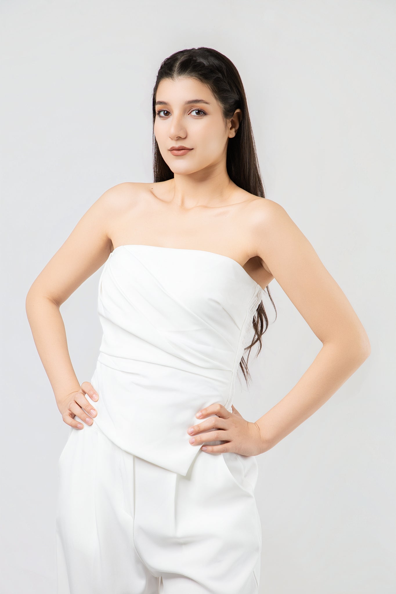 Ensemble bustier et pantalon fluide