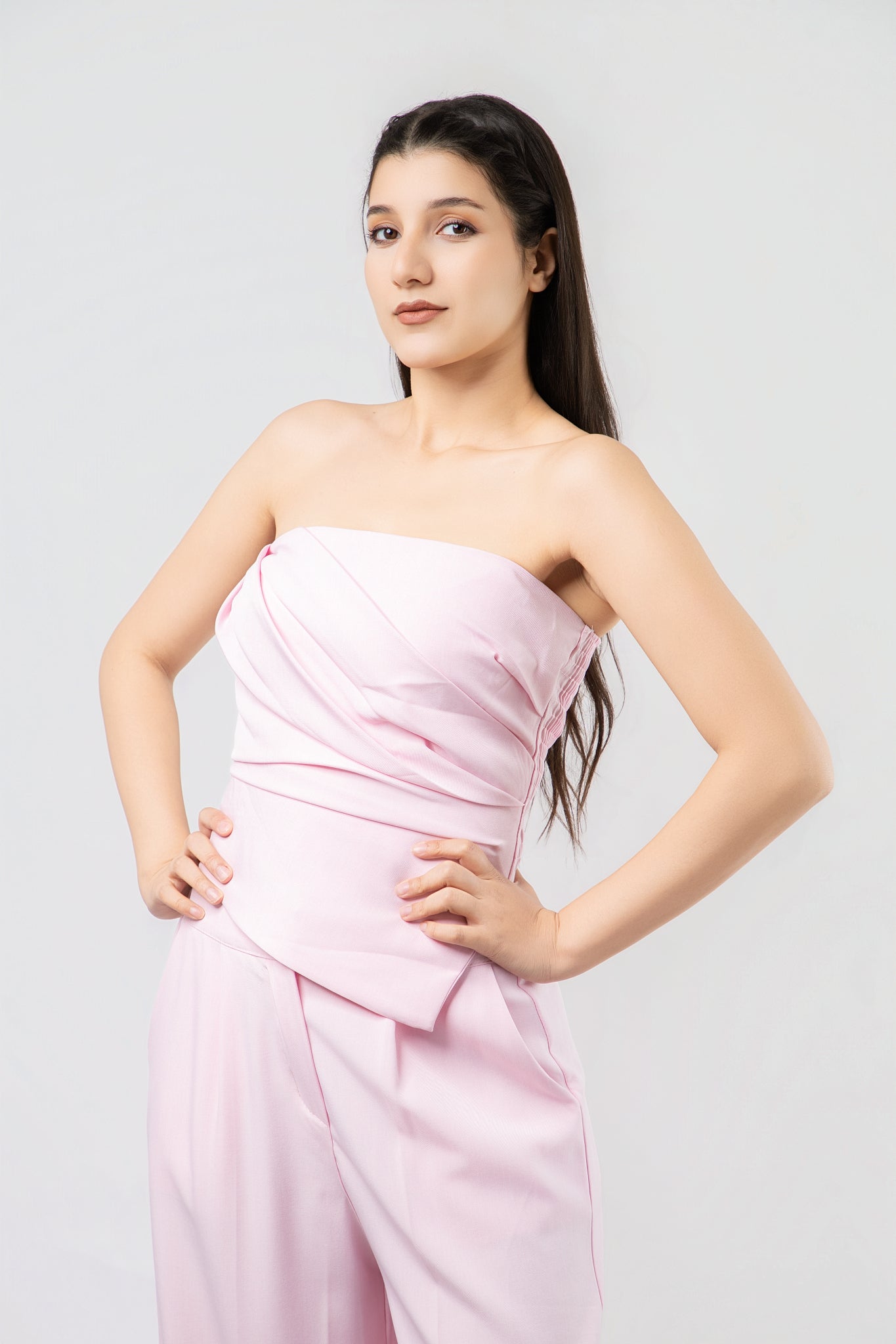 Ensemble bustier et pantalon fluide