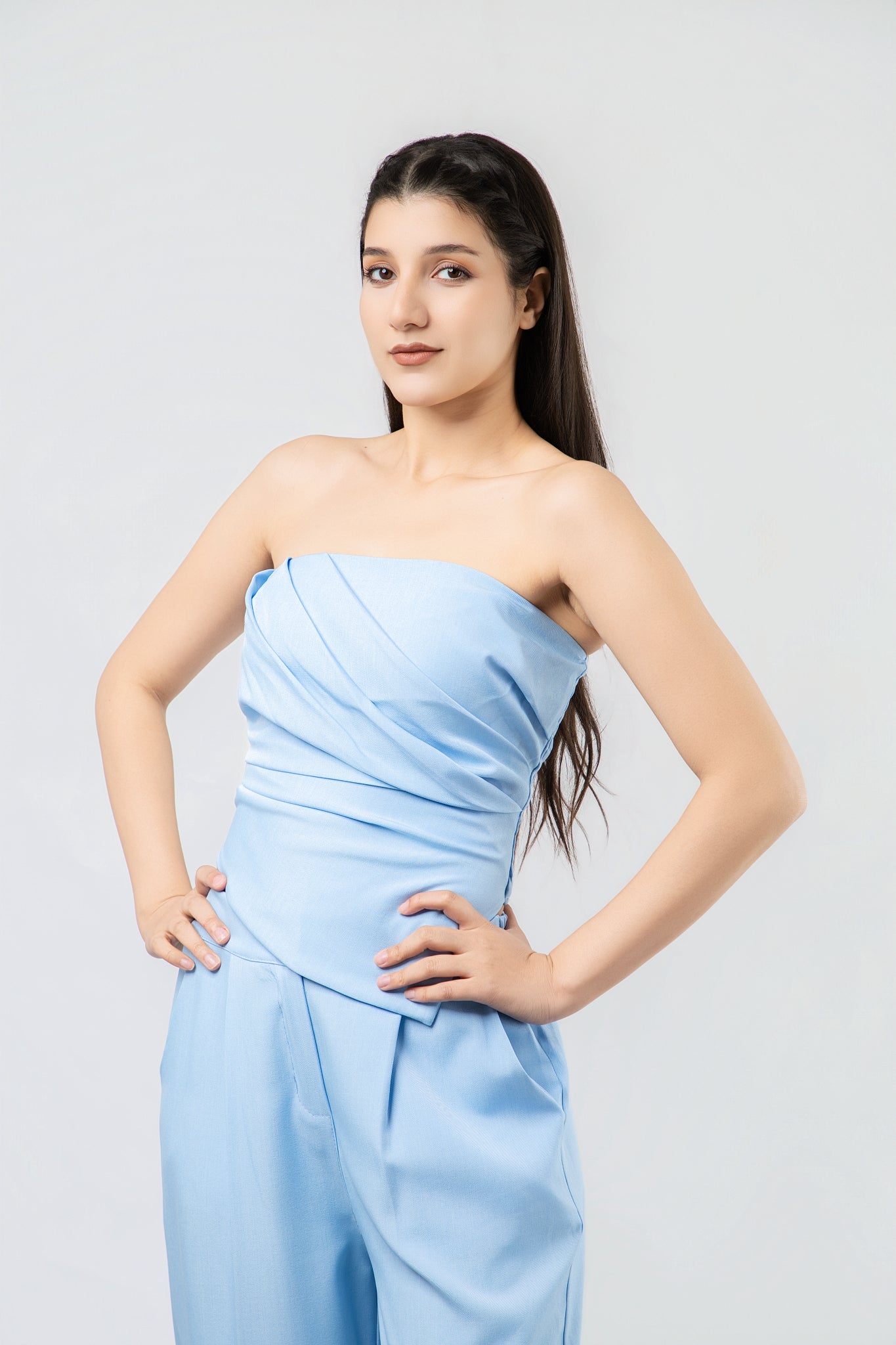 Ensemble bustier et pantalon fluide