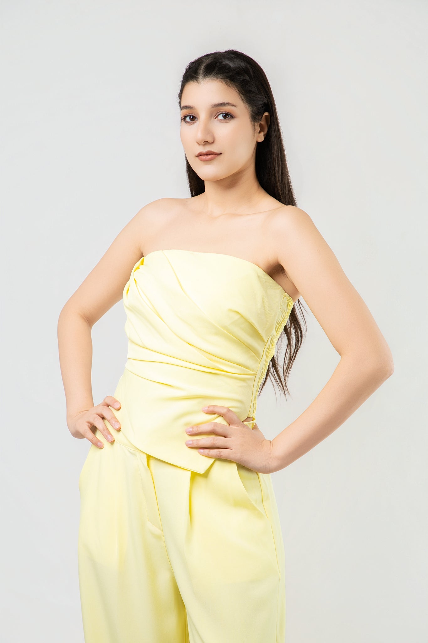 Ensemble bustier et pantalon fluide