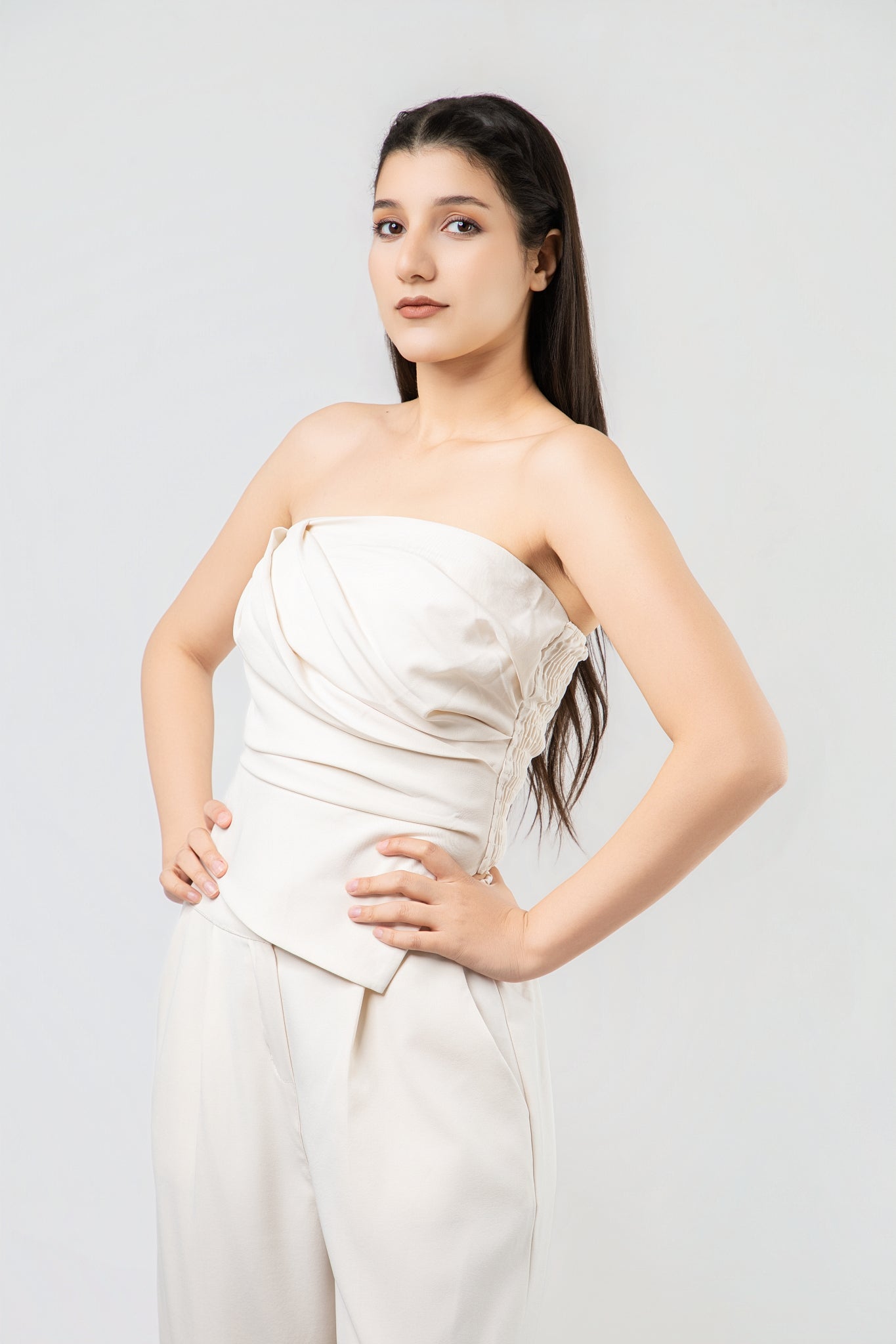 Ensemble bustier et pantalon fluide