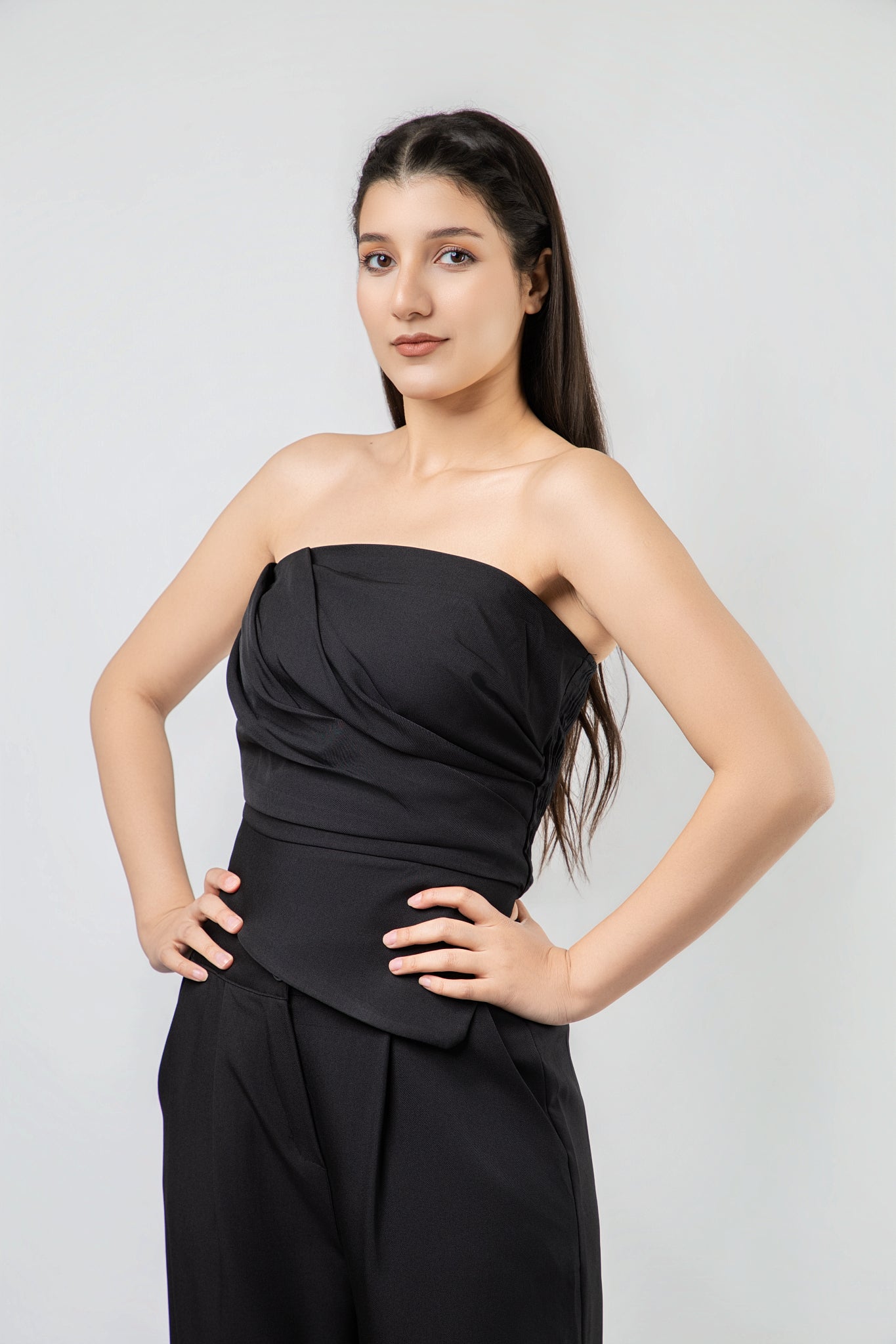 Ensemble bustier et pantalon fluide