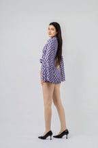 Combi-Short à Effet Cape Géo-Chic