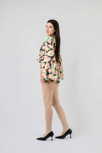 Combi-Short à Effet Cape Géo-Chic