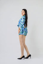 Combi-Short à Effet Cape Géo-Chic