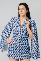 Combi-Short à Effet Cape Géo-Chic