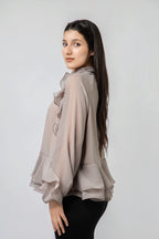 Blouse Élégante à Volants